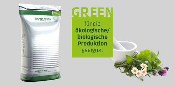 Produktbild BEWI-SAN Green, für die ökologische/biologische Produktion geeignet